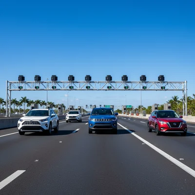 Do I need a SunPass for a Miami rental car, and how are tolls billed?