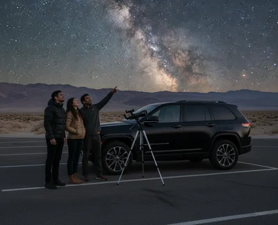 Las Vegas to Death Valley at Night: Safe Driving & Parking Etiquette