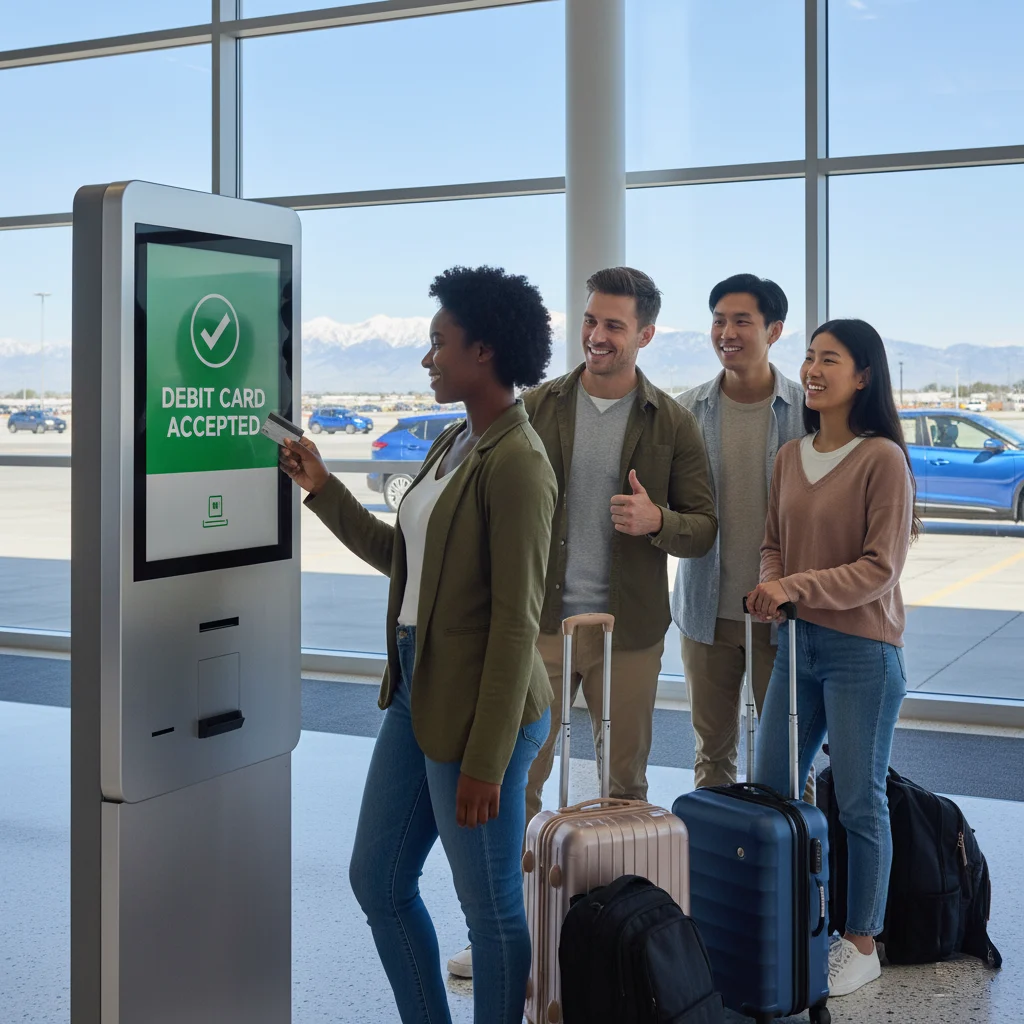 Can I rent a car at Denver Airport (DEN) with a debit card only?