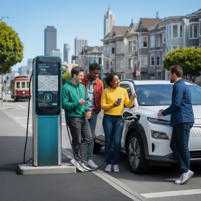 Is renting an EV in San Francisco practical, and how do I charge it?