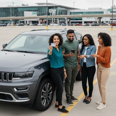 Washington Dulles (IAD) Car Rental: Driving into DC & Parking Apps