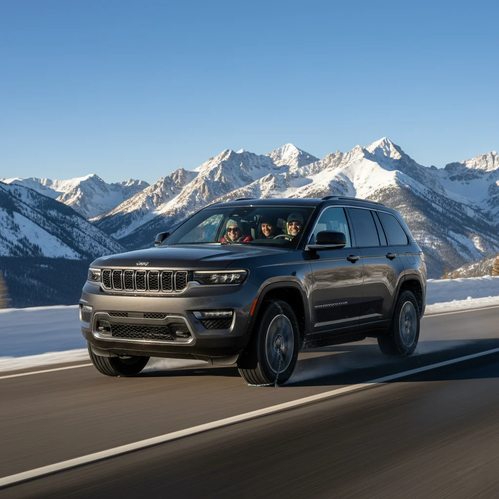 Do I need chains or 4WD to drive a rental from Denver to the Rockies?