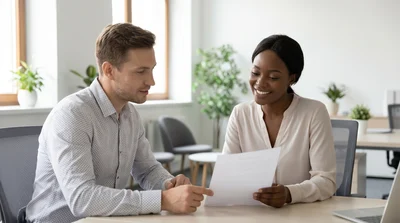 Customer discusses a cost breakdown with an agent for a California car hire quote.