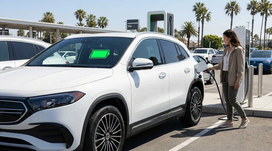 EV rental pick-up charge for car hire in California – Hola Car Rentals