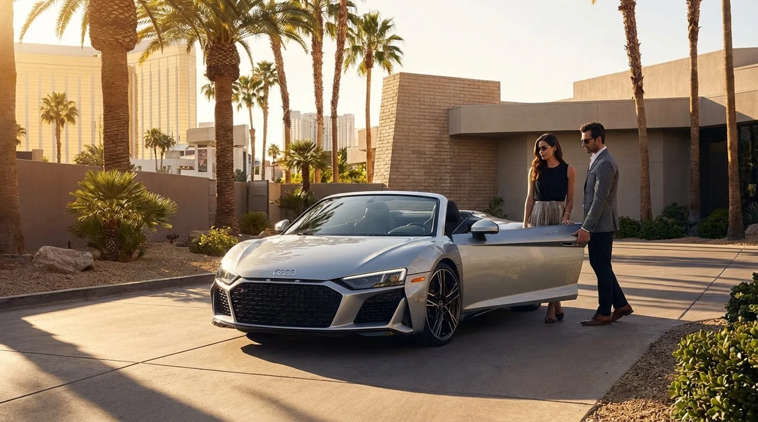 Audi R8 rental cost per day in Las Vegas – Hola Car Rentals