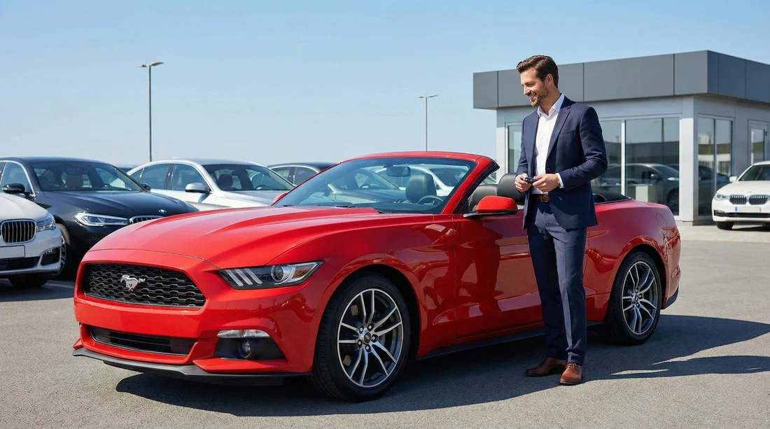 Car Rental Man Renting luxury or sports cars with a normal licence – Hola Car Rentals